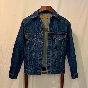 Levi Strauss Denim Trucker Jacket Womens Size 34 Vintage Made in Canada Med Wash